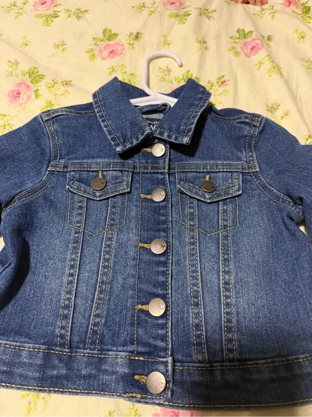 The Children's Place Dark Blue Denim Jacket for Kids